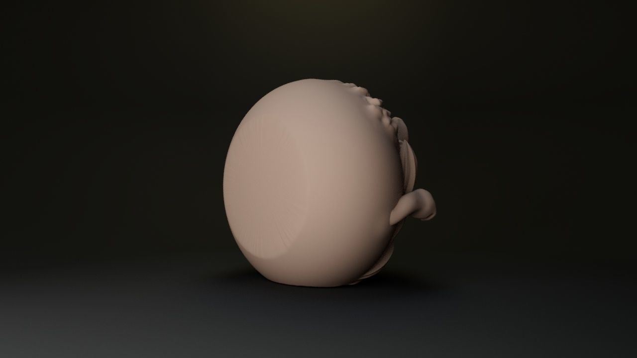 fox candel 3D print model_8