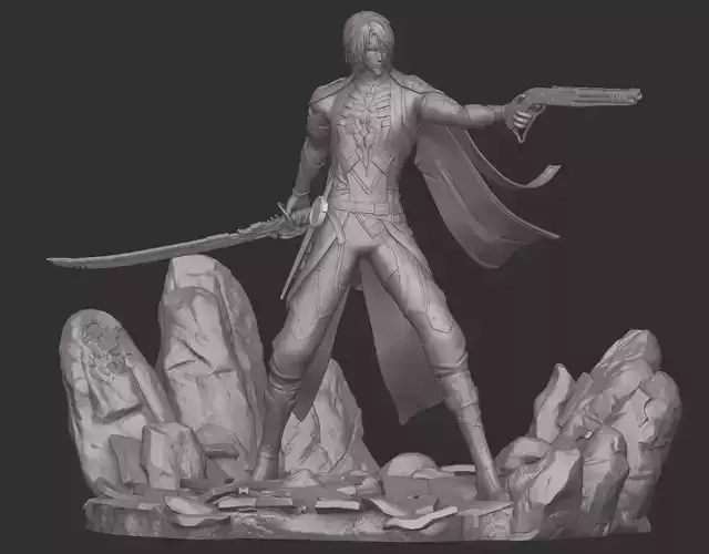 Watanabe  punishing gray raven  3D print model