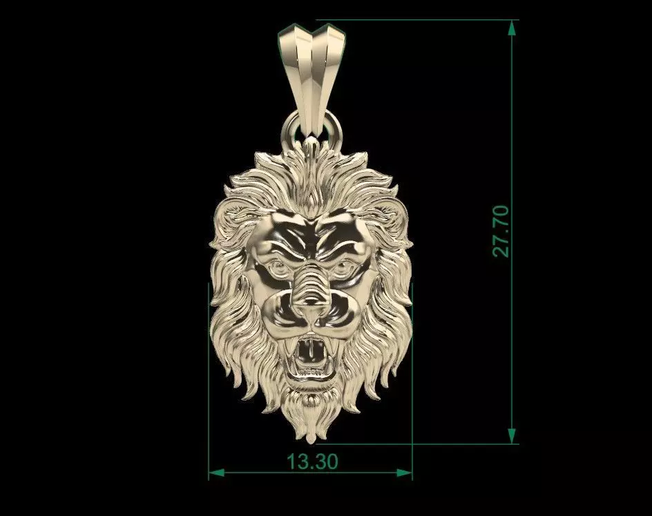 leon necklace Free 3D print model
