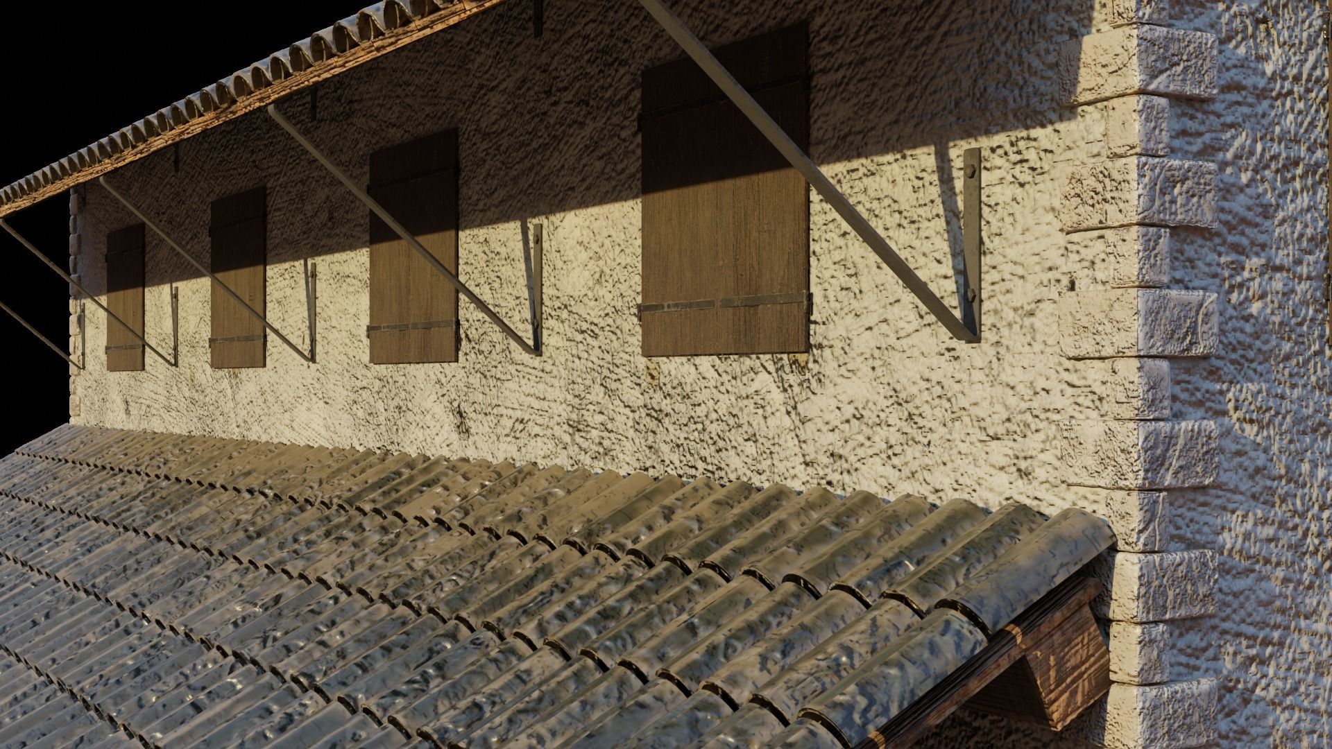 Medieval Inn   3D model_6
