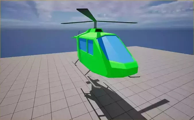 Low Poly Helicopter
