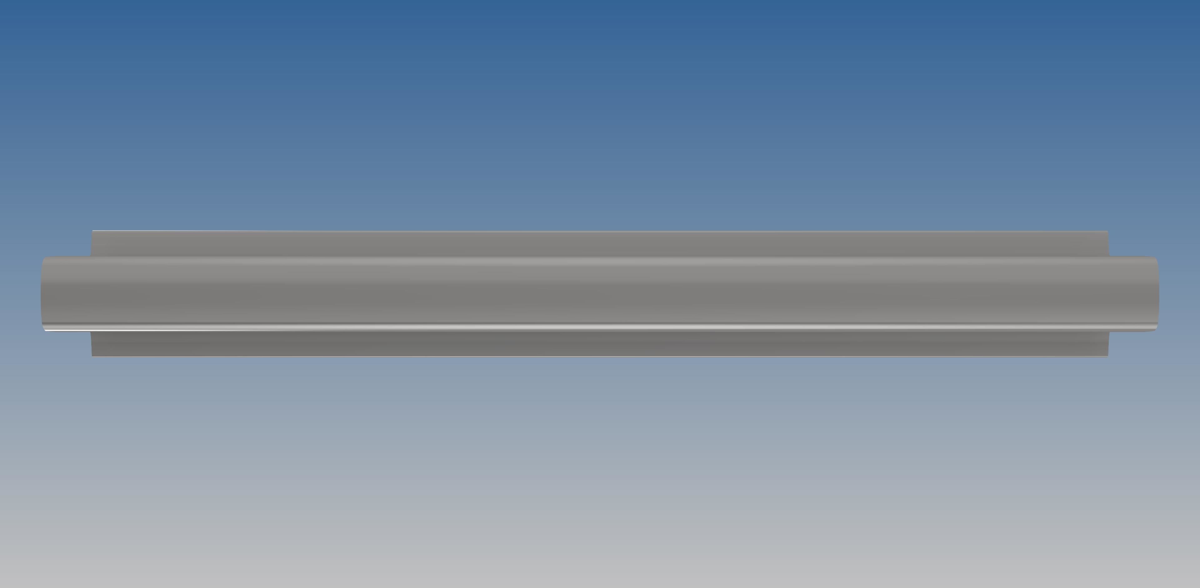 British Standard-EN13674 49E1 rail 3D model_4