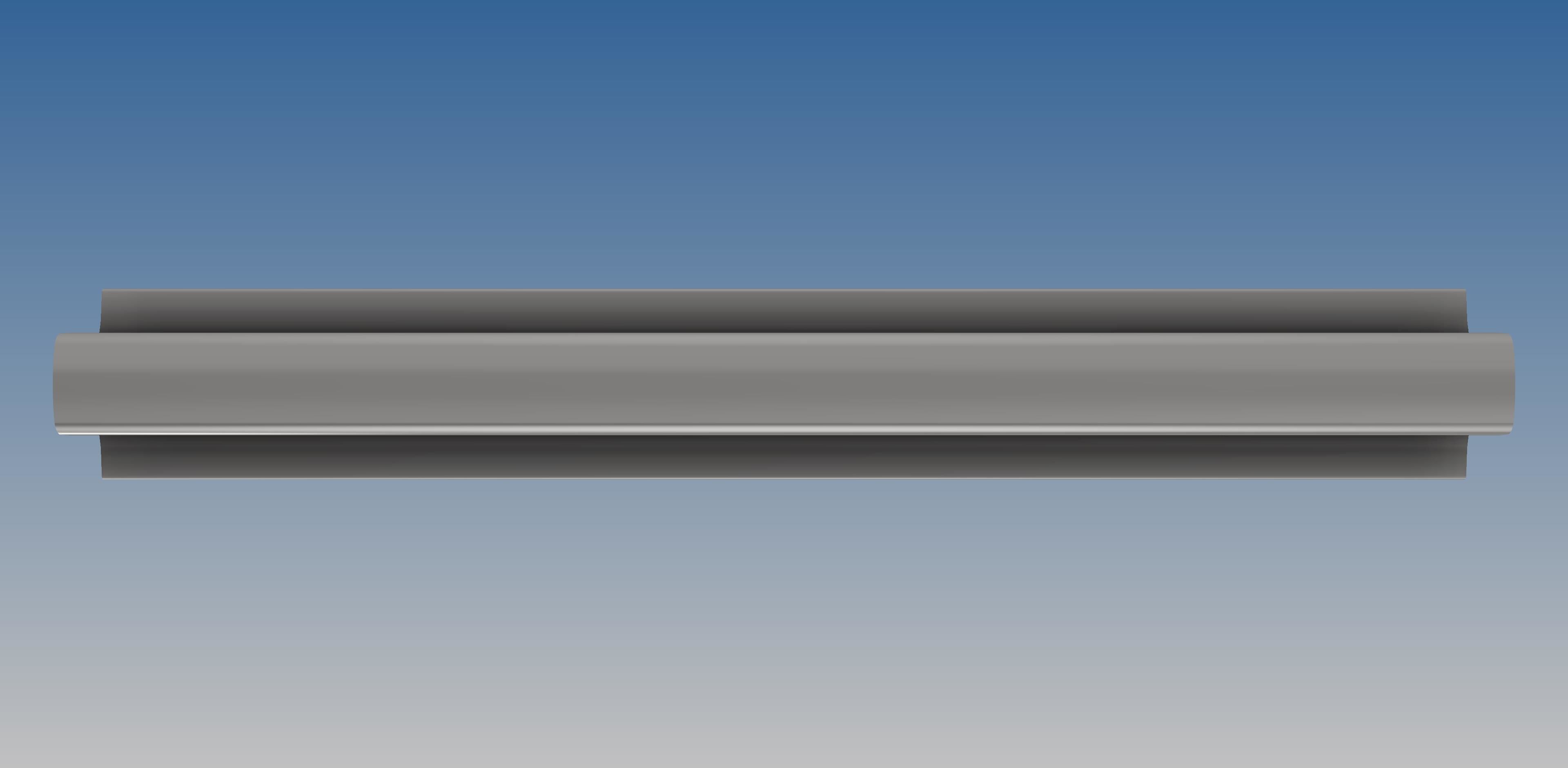 British Standard-EN13674  49E4 rail 3D model_4