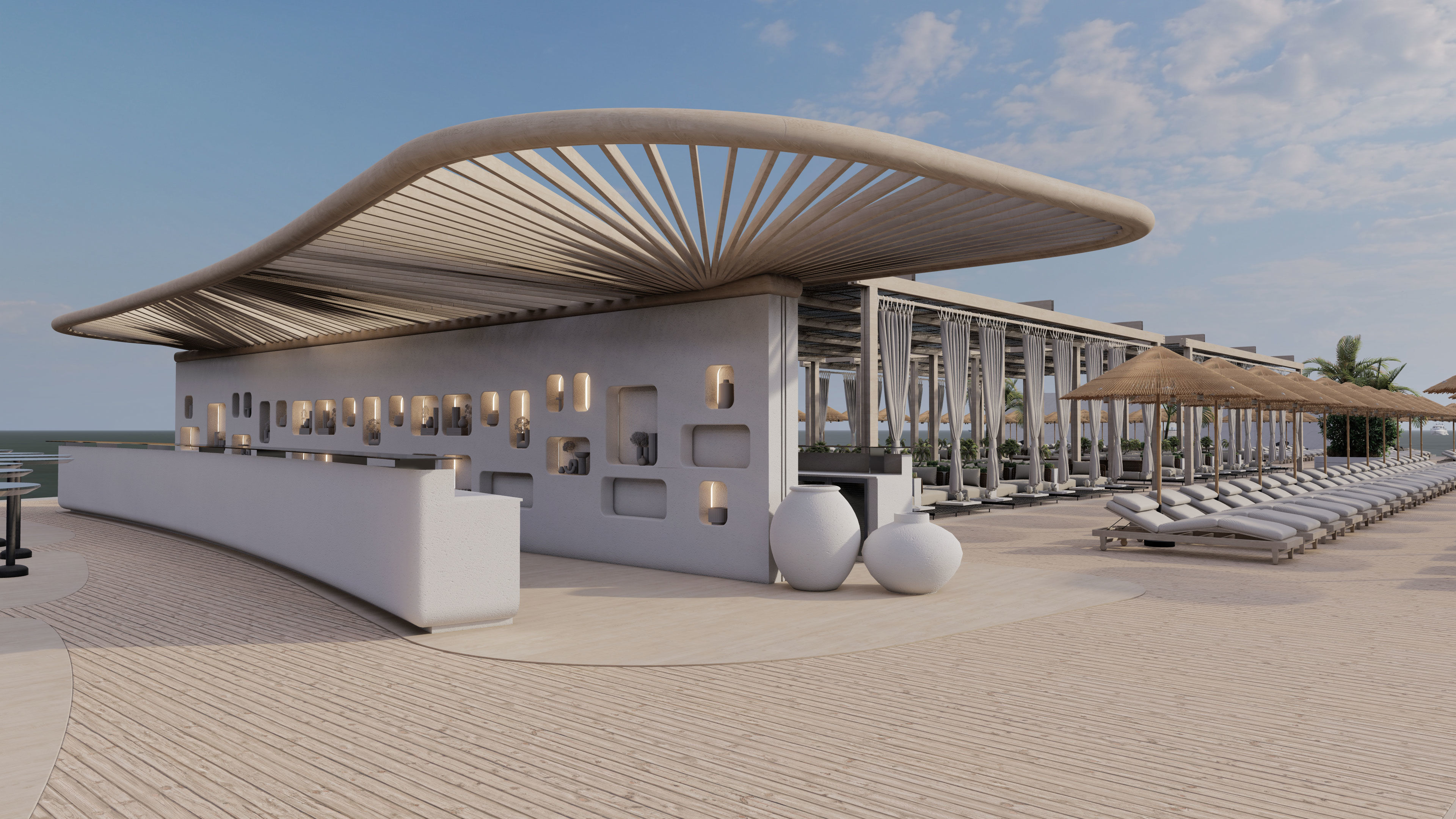 Beach Exterior 3D model_7
