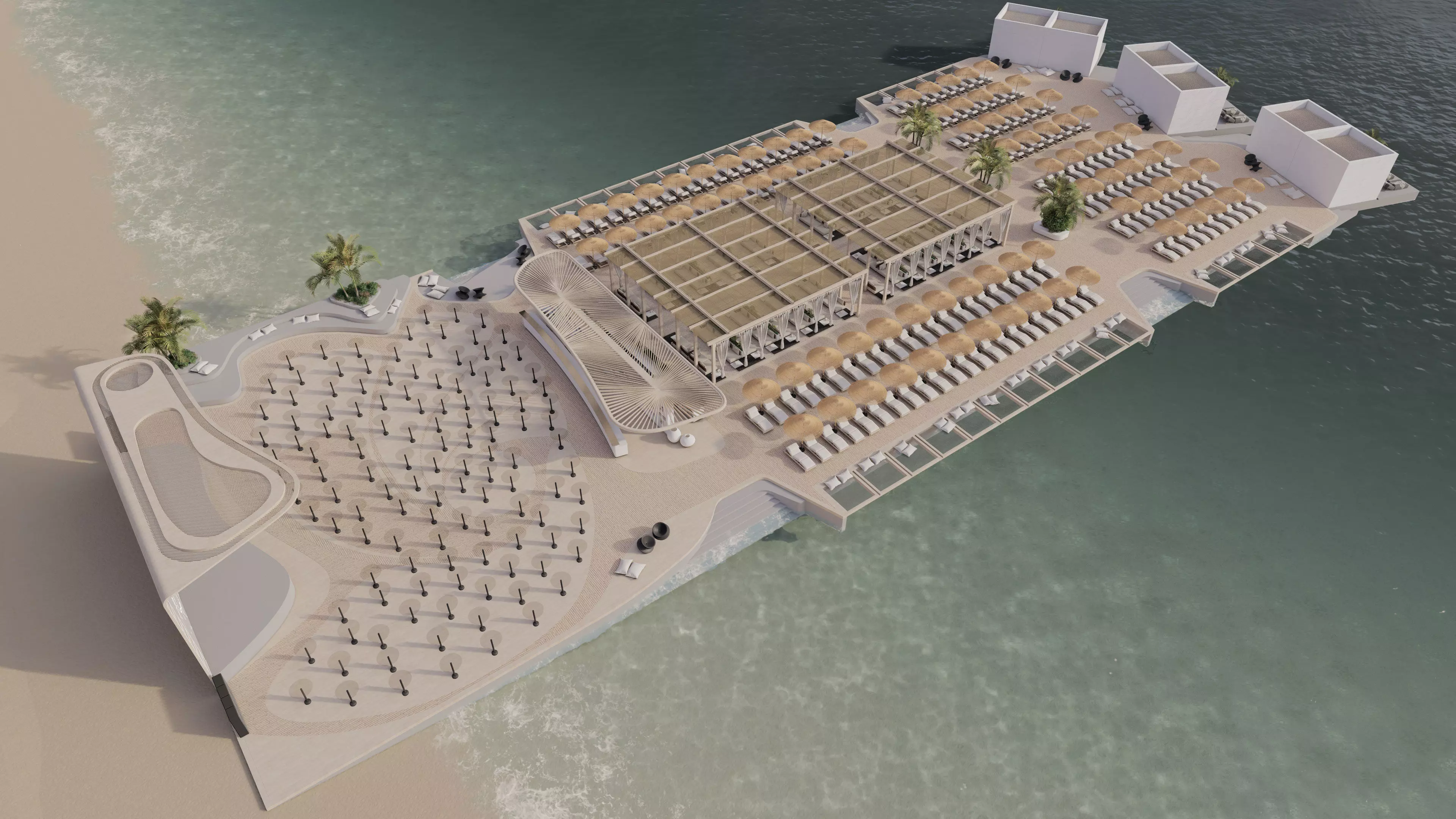 Beach Exterior 3D model_0