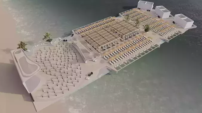 Beach Exterior 3D model