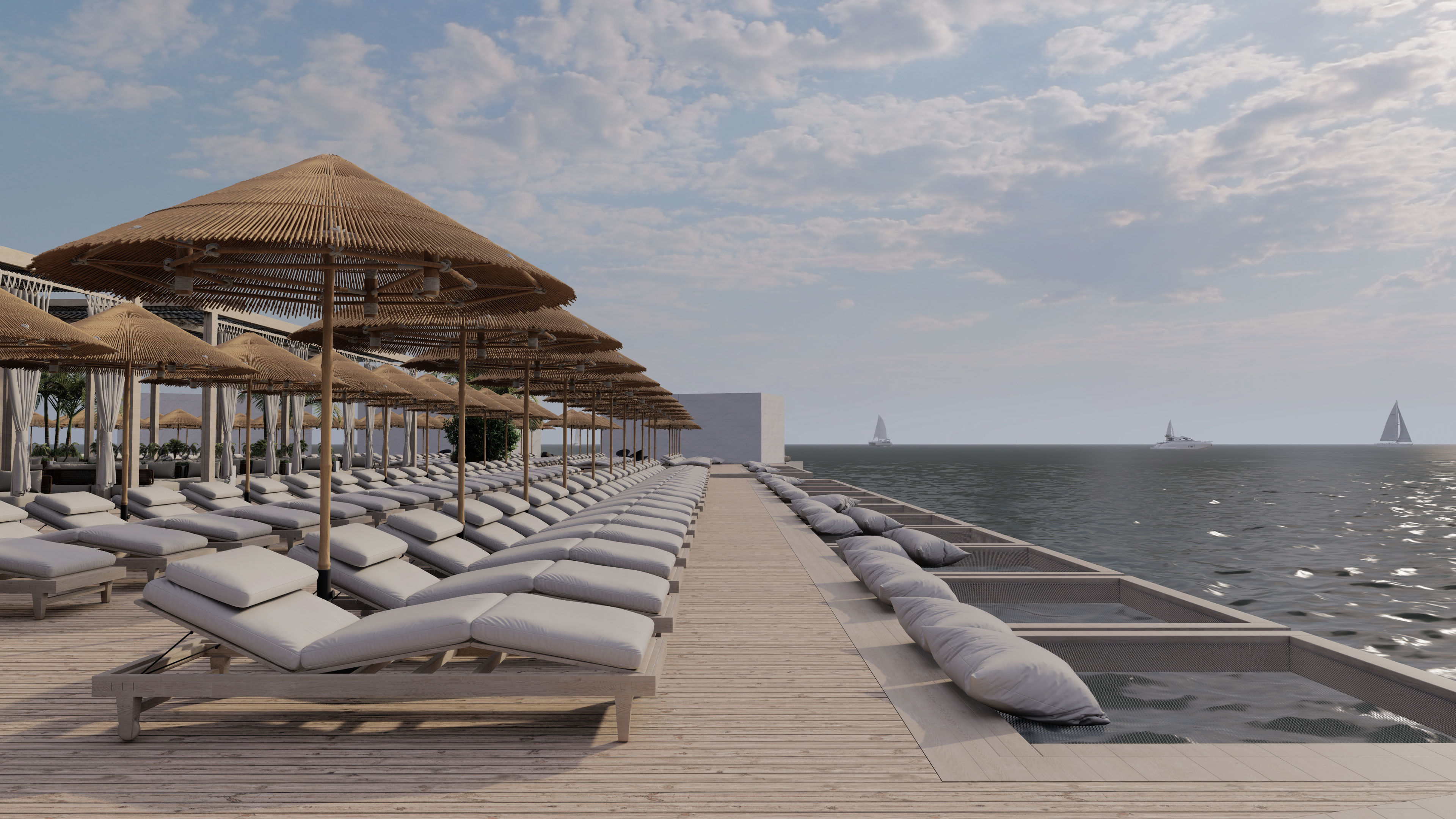 Beach Exterior 3D model_5