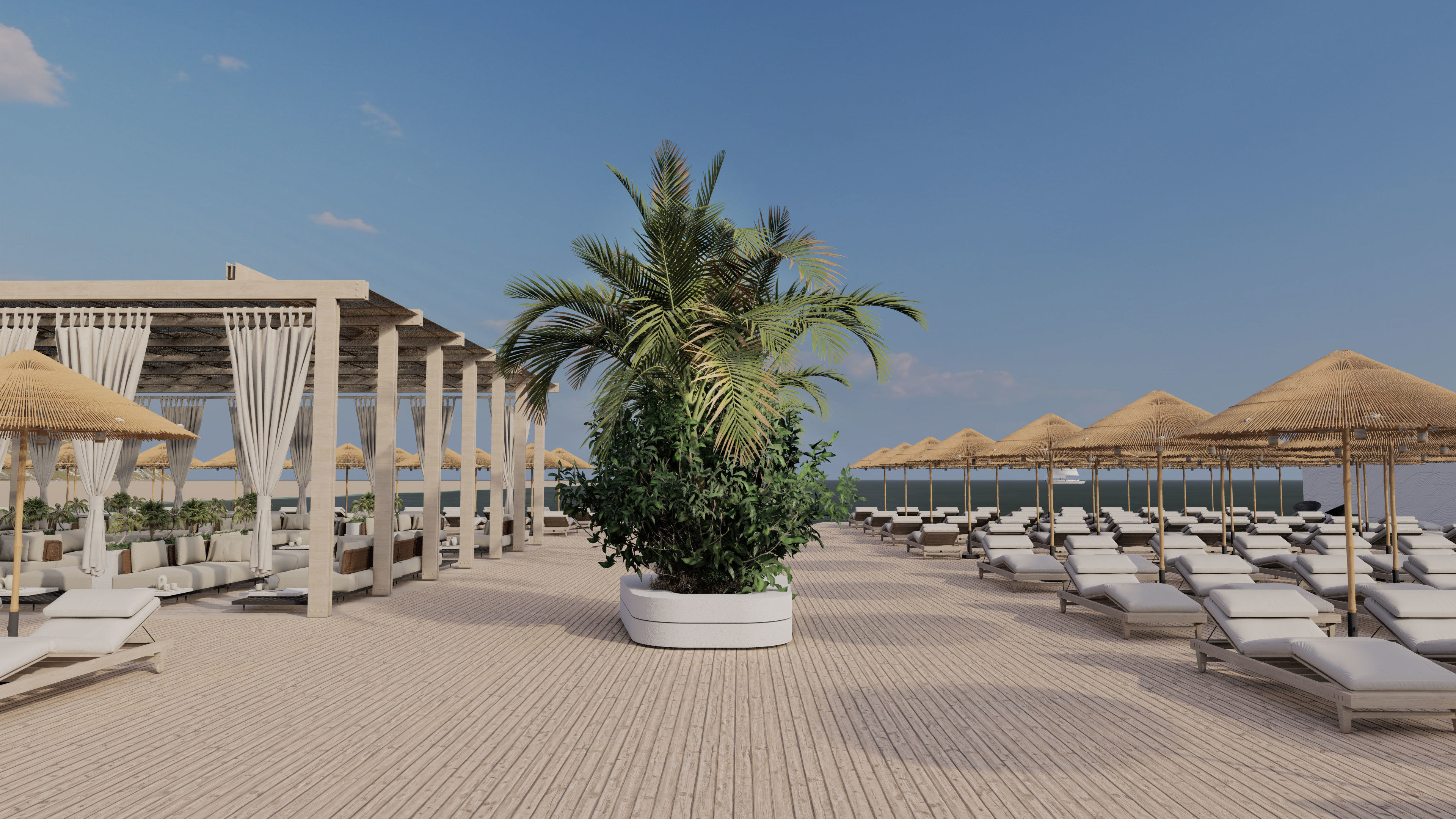 Beach Exterior 3D model_3