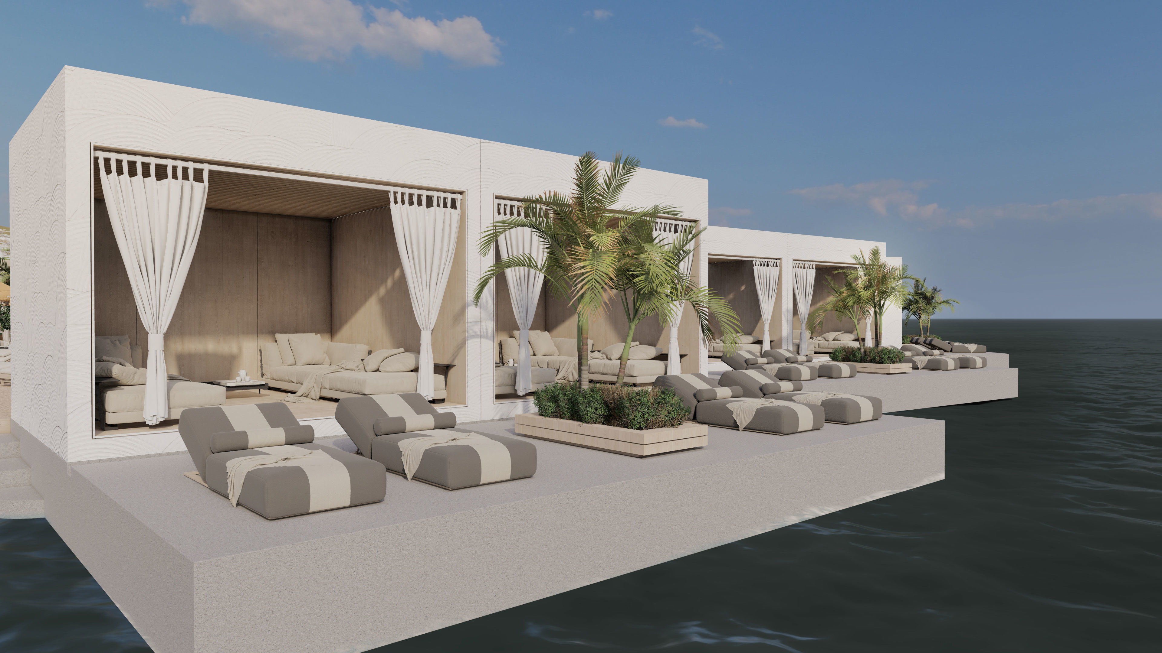 Beach Exterior 3D model_2