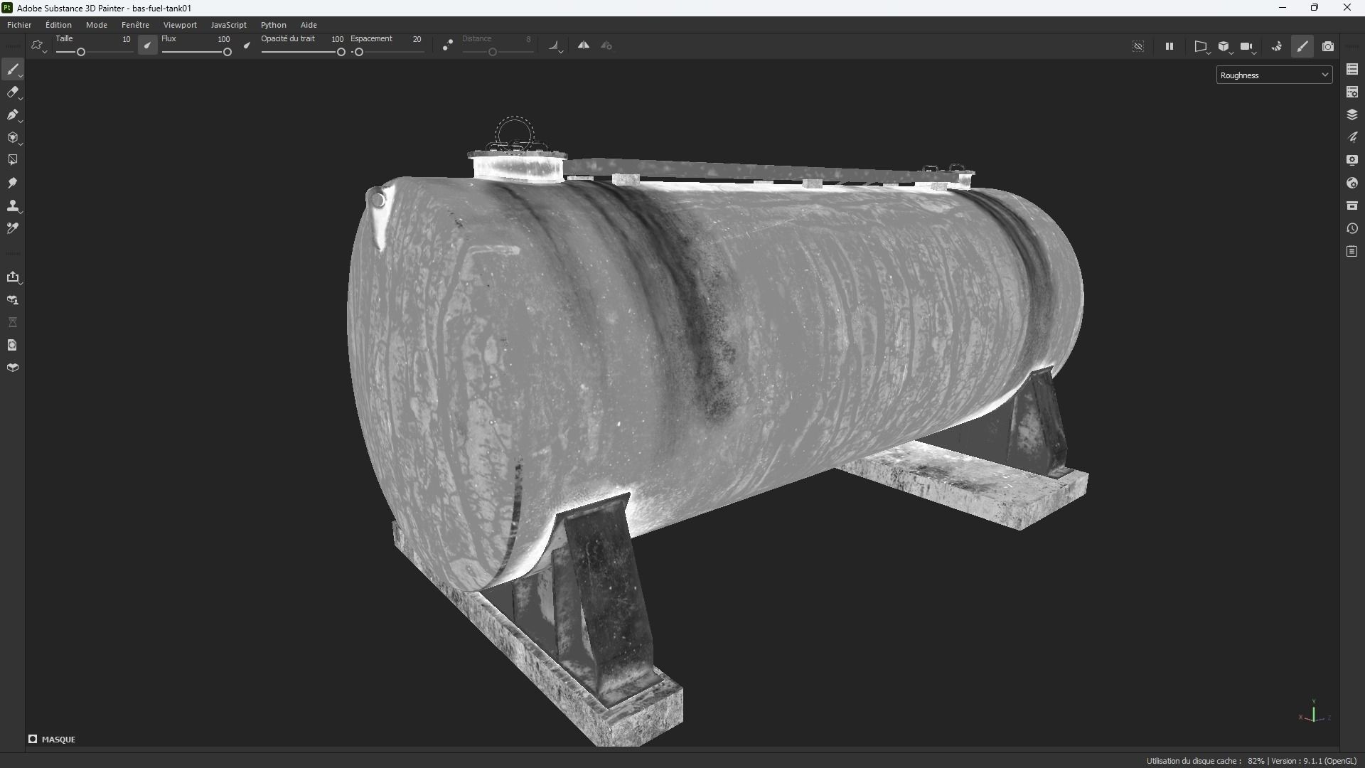 Fuel Tank 01 game ready msfs  Low-poly 3D model_7