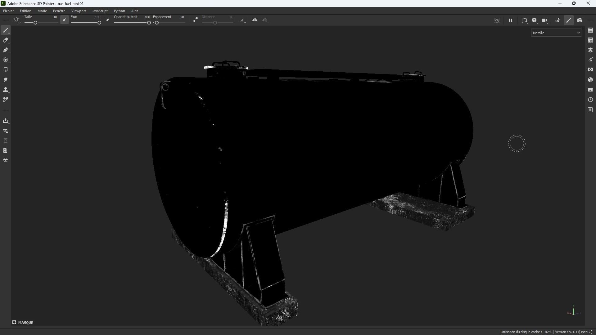 Fuel Tank 01 game ready msfs  Low-poly 3D model_8