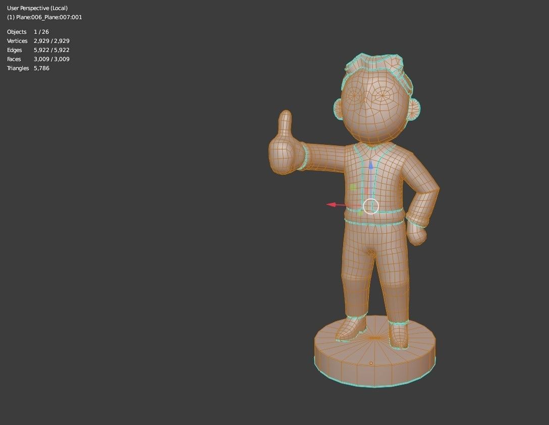 Fallout Boy 3d models Low-poly 3D model_12