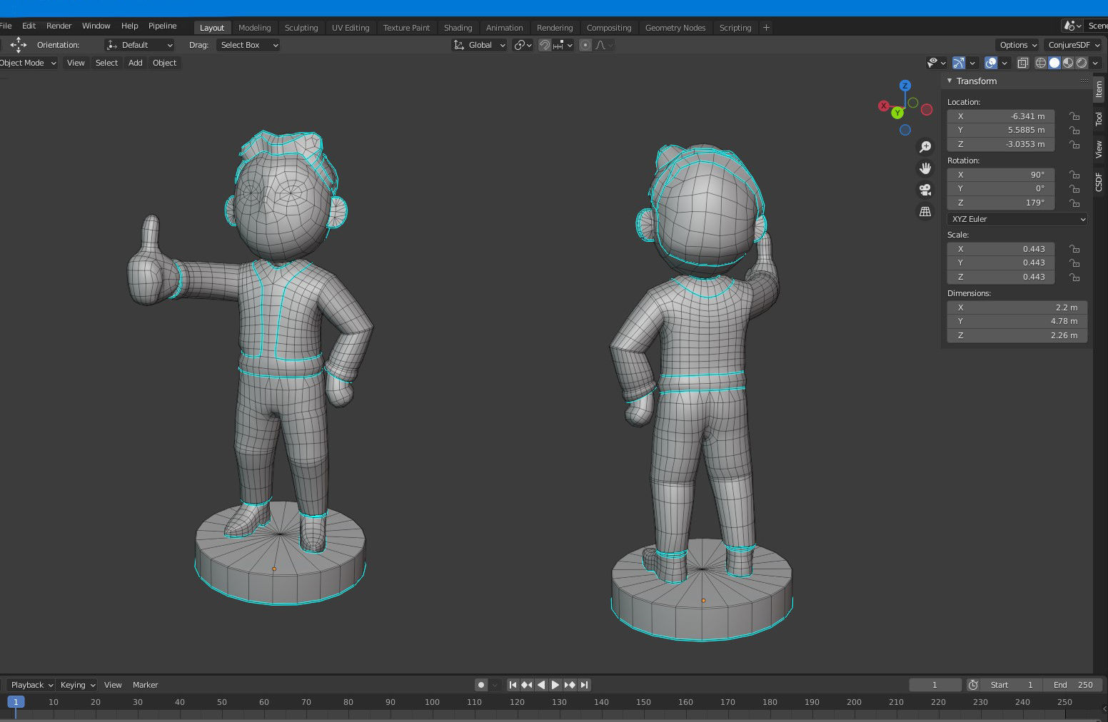 Fallout Boy 3d models Low-poly 3D model_11