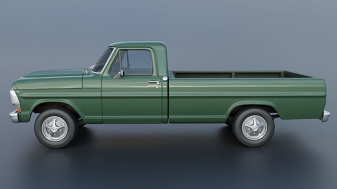 F-100 Camper 1970 3D print model 6