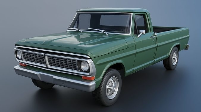 F-100 Camper 1970 3D print model 5