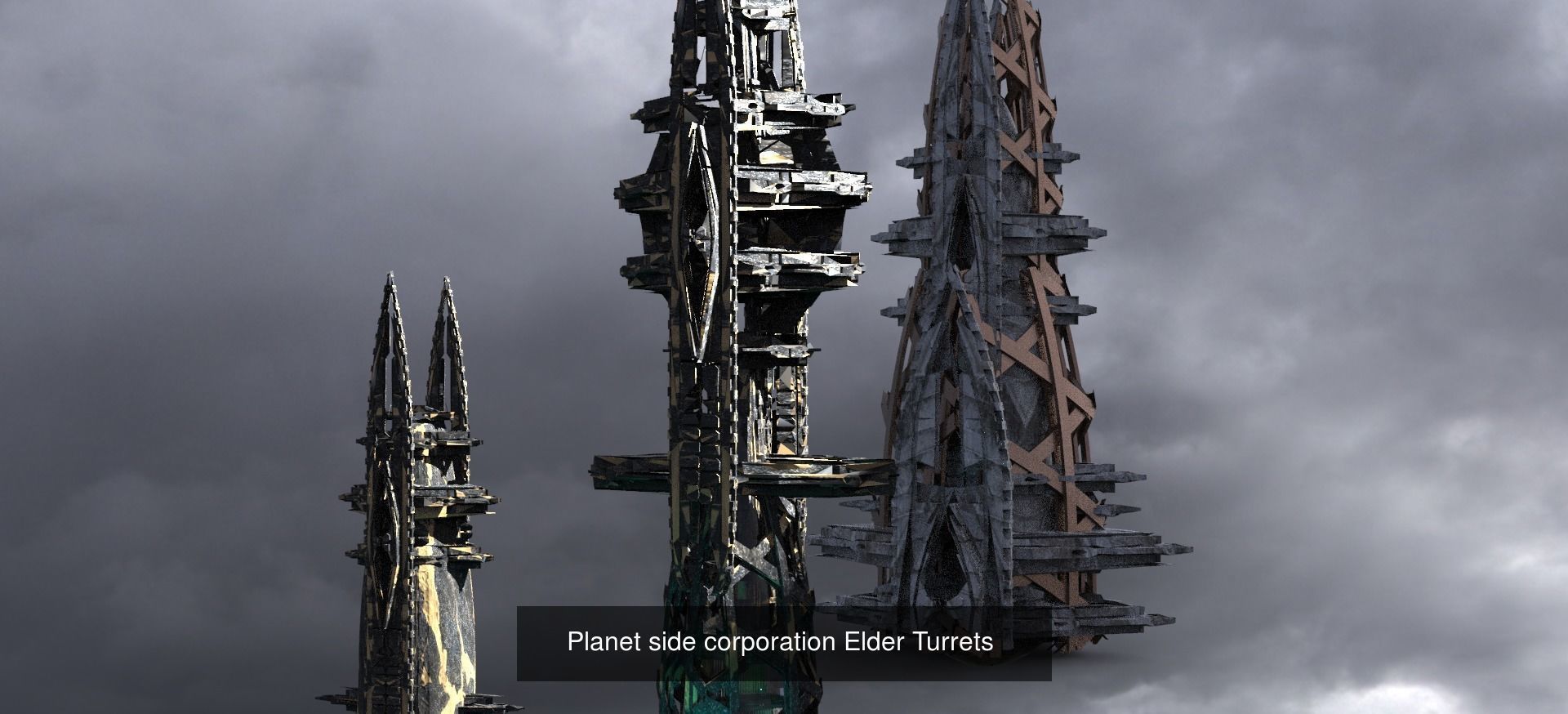 Sci Fi Modern art deco City tower collection 1 _40