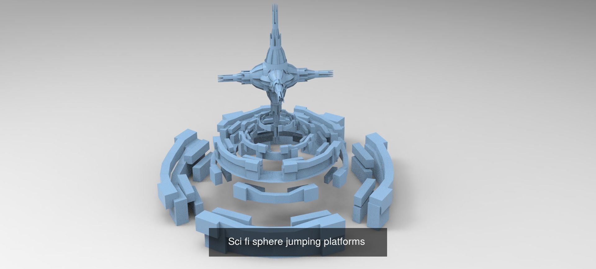 Sci Fi Modern art deco City tower collection 1 _50