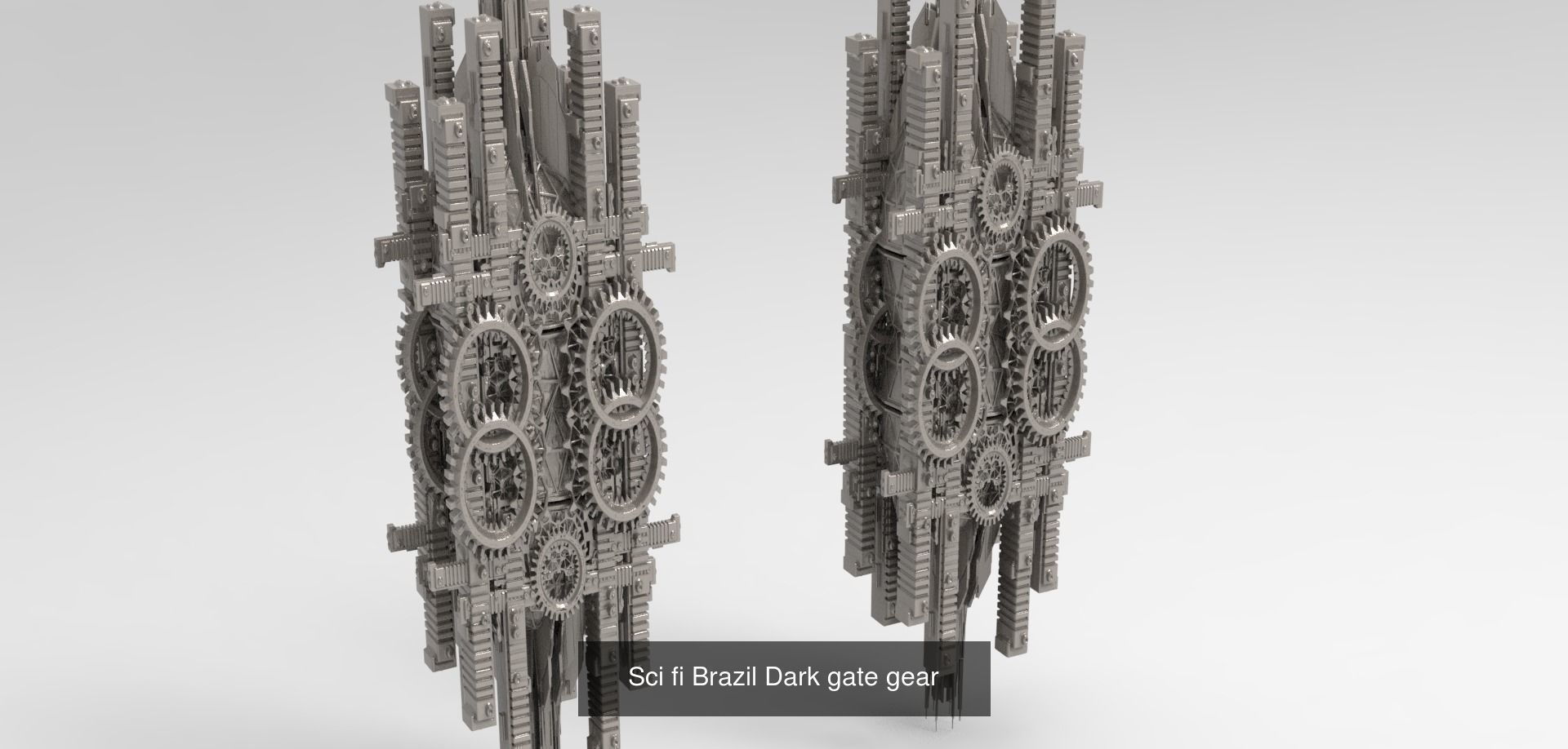 Sci Fi Modern art deco City tower collection 1 _75