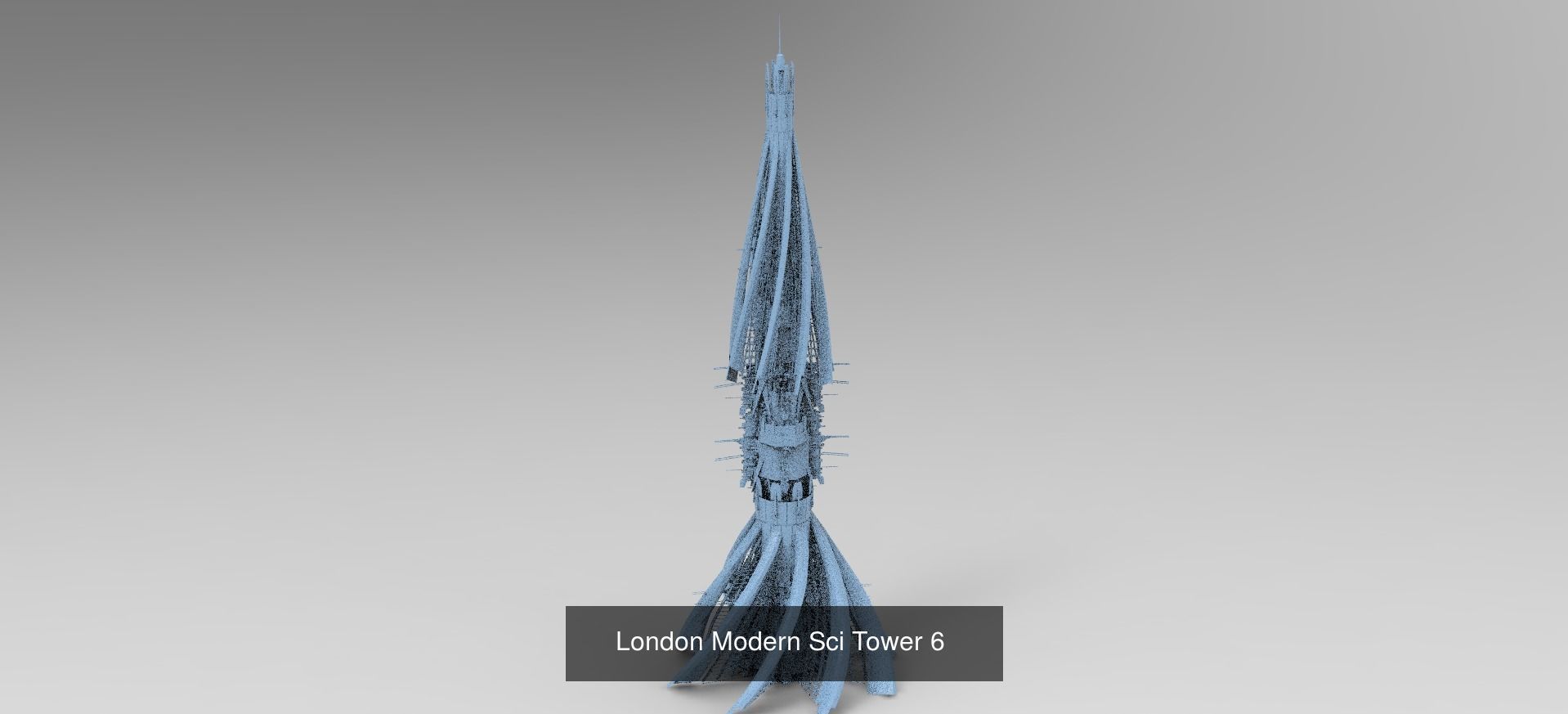 Sci Fi Modern art deco City tower collection 1 _15