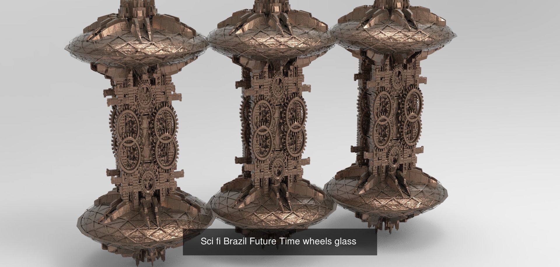 Sci Fi Modern art deco City tower collection 1 _74