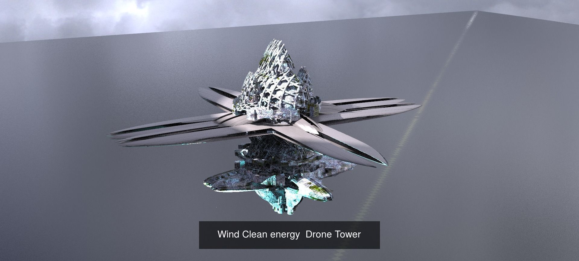 Sci Fi Modern art deco City tower collection 1 _64