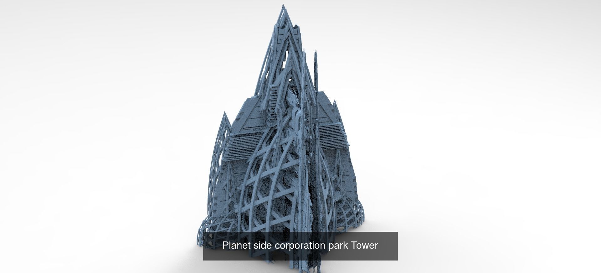 Sci Fi Modern art deco City tower collection 1 _37