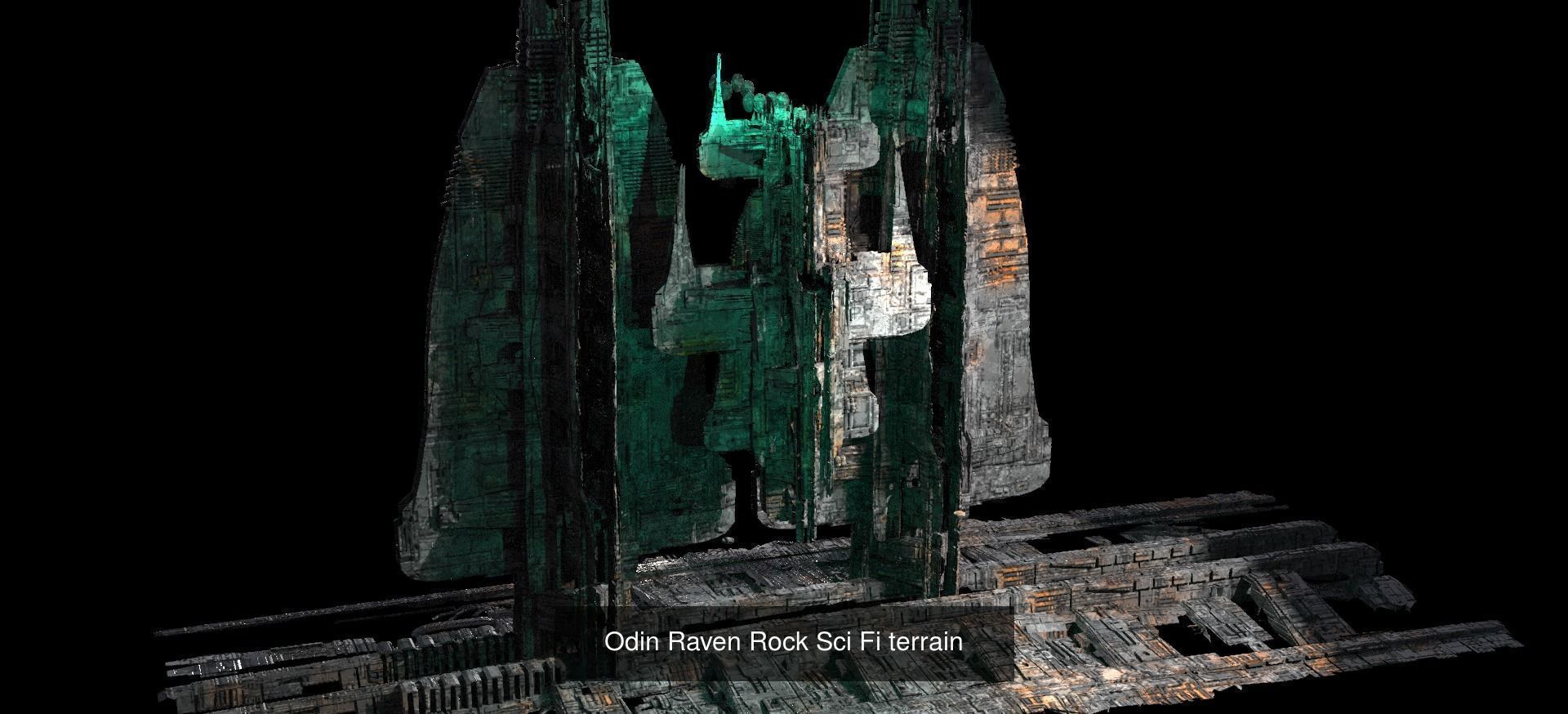 Sci Fi Modern art deco City tower collection 1 _31