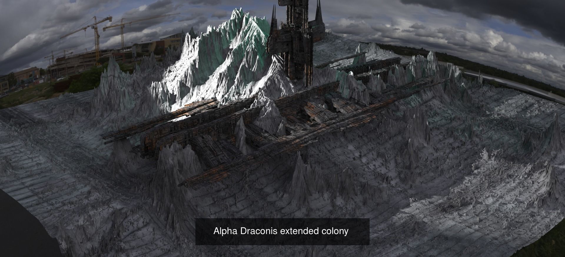 Sci Fi Modern art deco City tower collection 1 _30