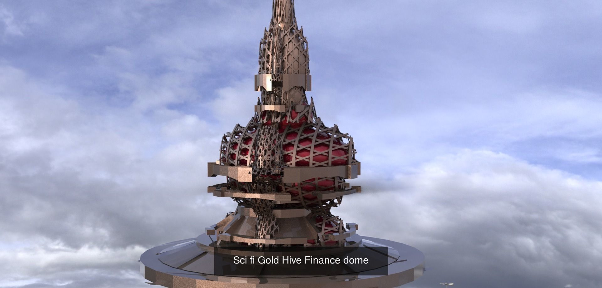 Sci Fi Modern art deco City tower collection 1 _60