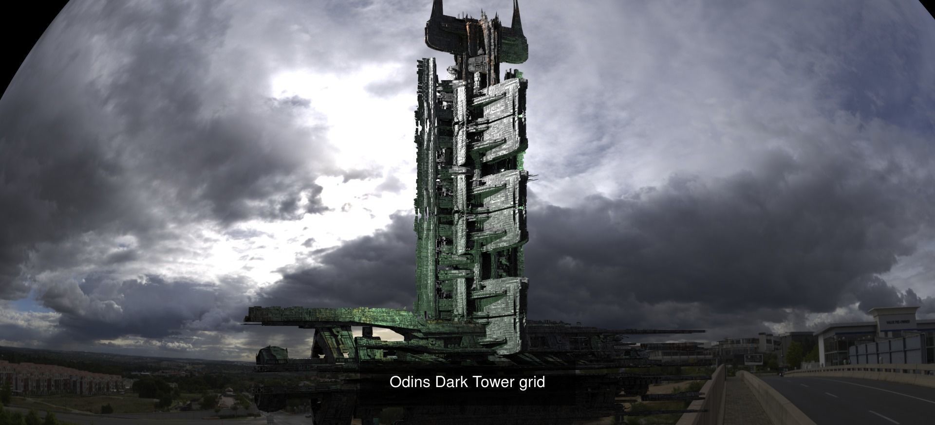 Sci Fi Modern art deco City tower collection 1 _33