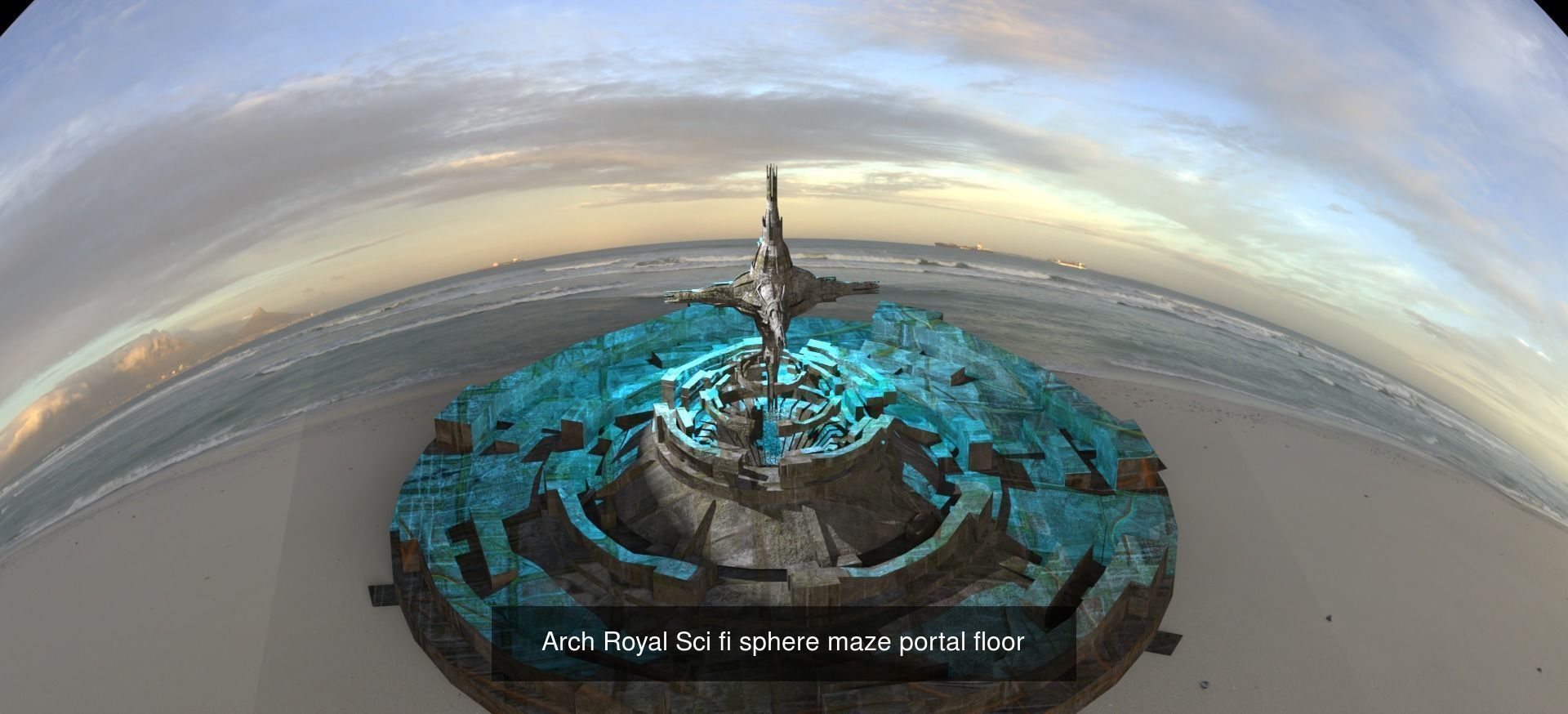 Sci Fi Modern art deco City tower collection 1 _54