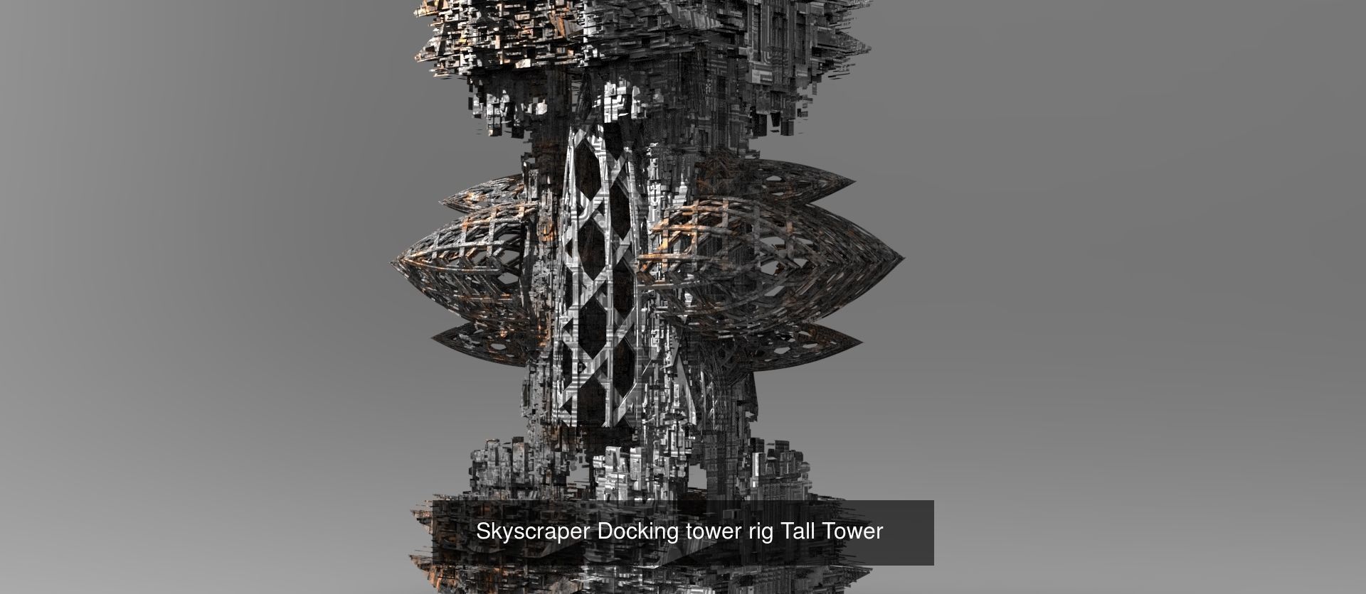 Sci Fi Modern art deco City tower collection 1 _58