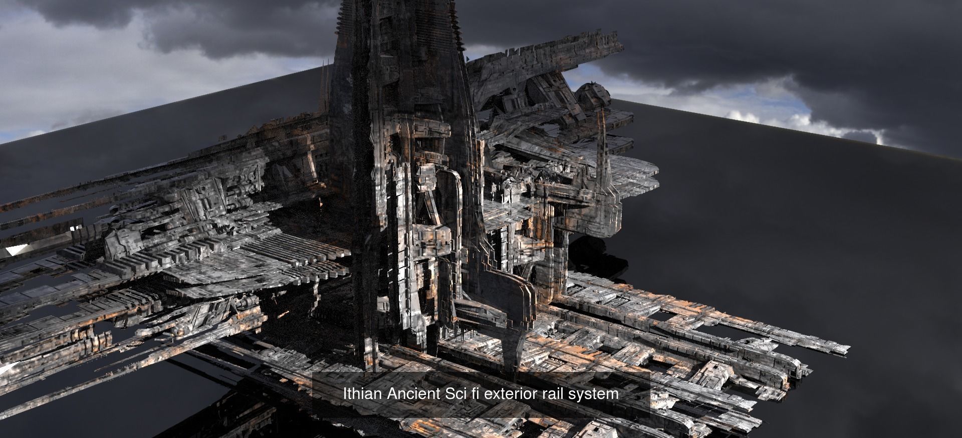 Sci Fi Modern art deco City tower collection 1 _28