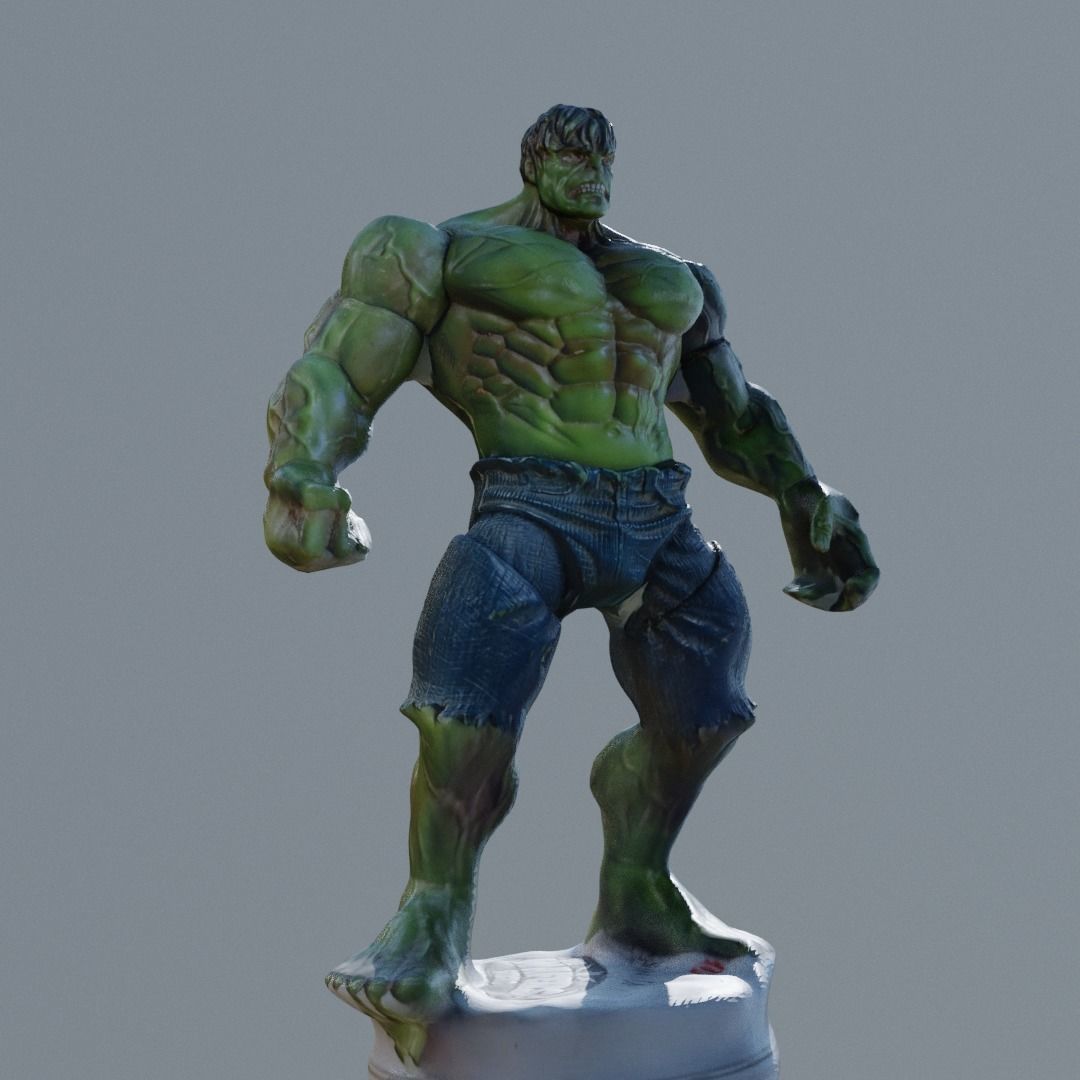 Hulk 3D Model  Low-poly 3D model_2