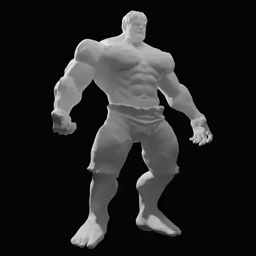 Hulk 3D Model  Low-poly 3D model