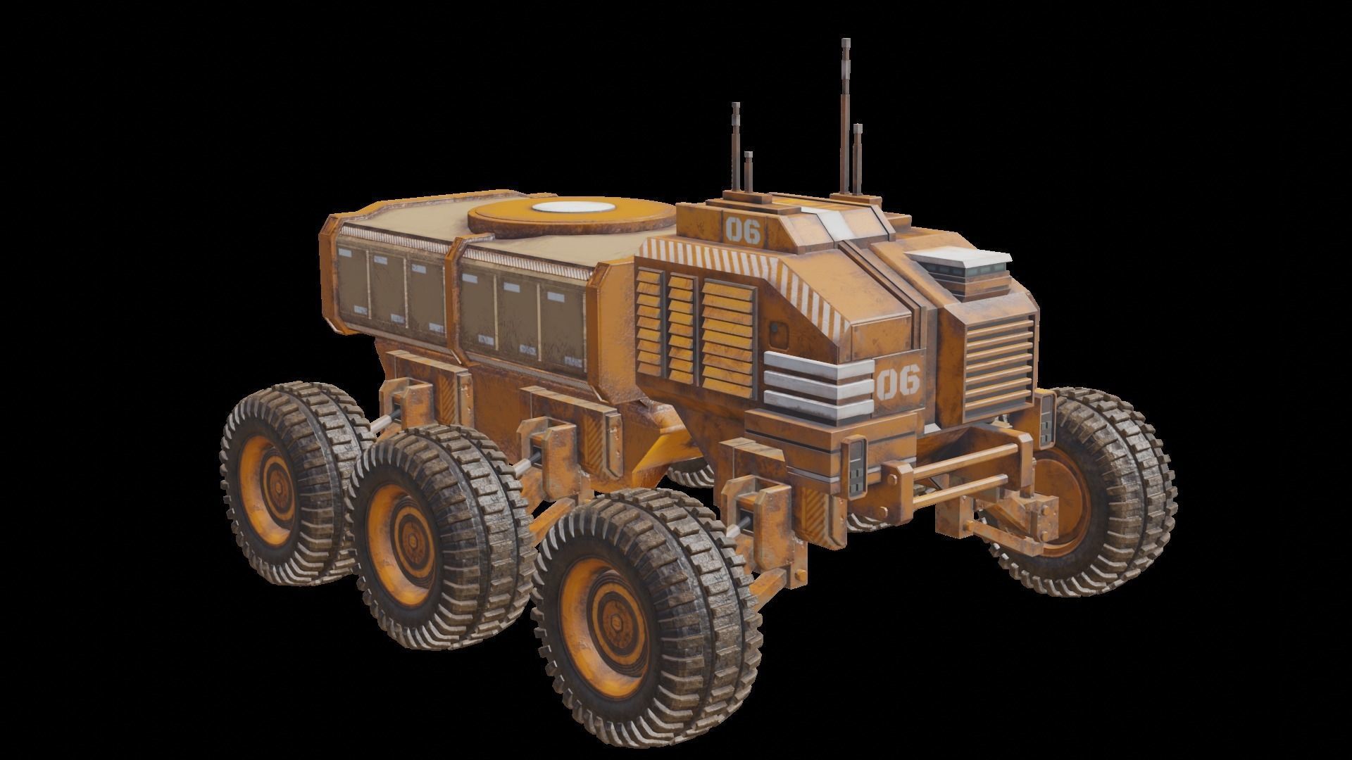 3D Realistic vehicles models 3D model_4
