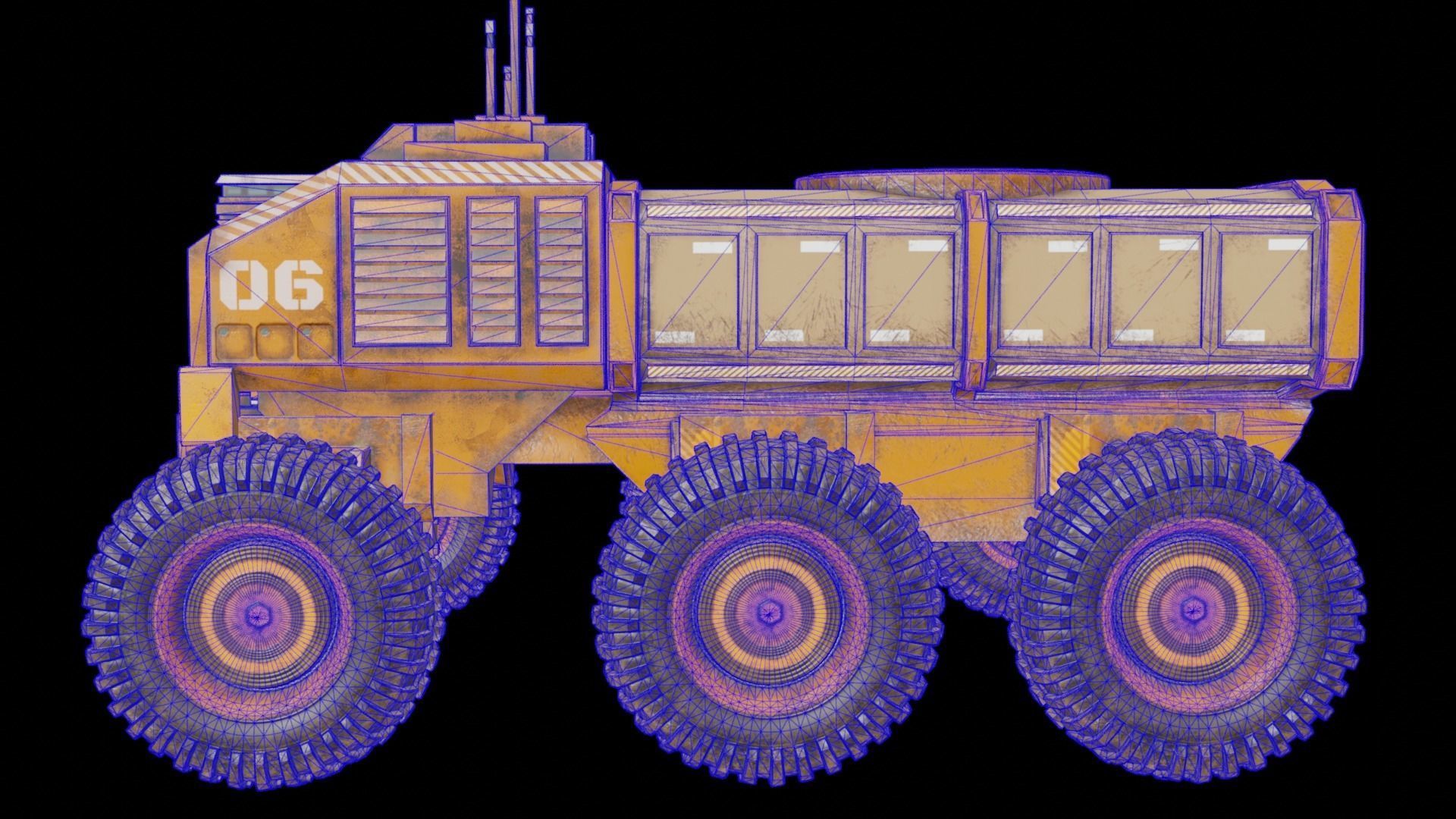 3D Realistic vehicles models 3D model_8