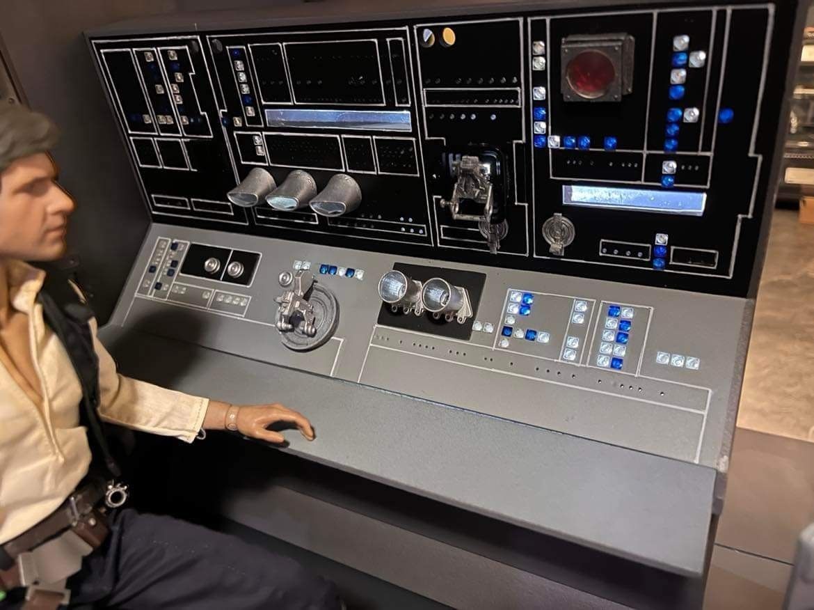 Jazzinc upgrade Millennium Falcon Engineering console 3D model_1