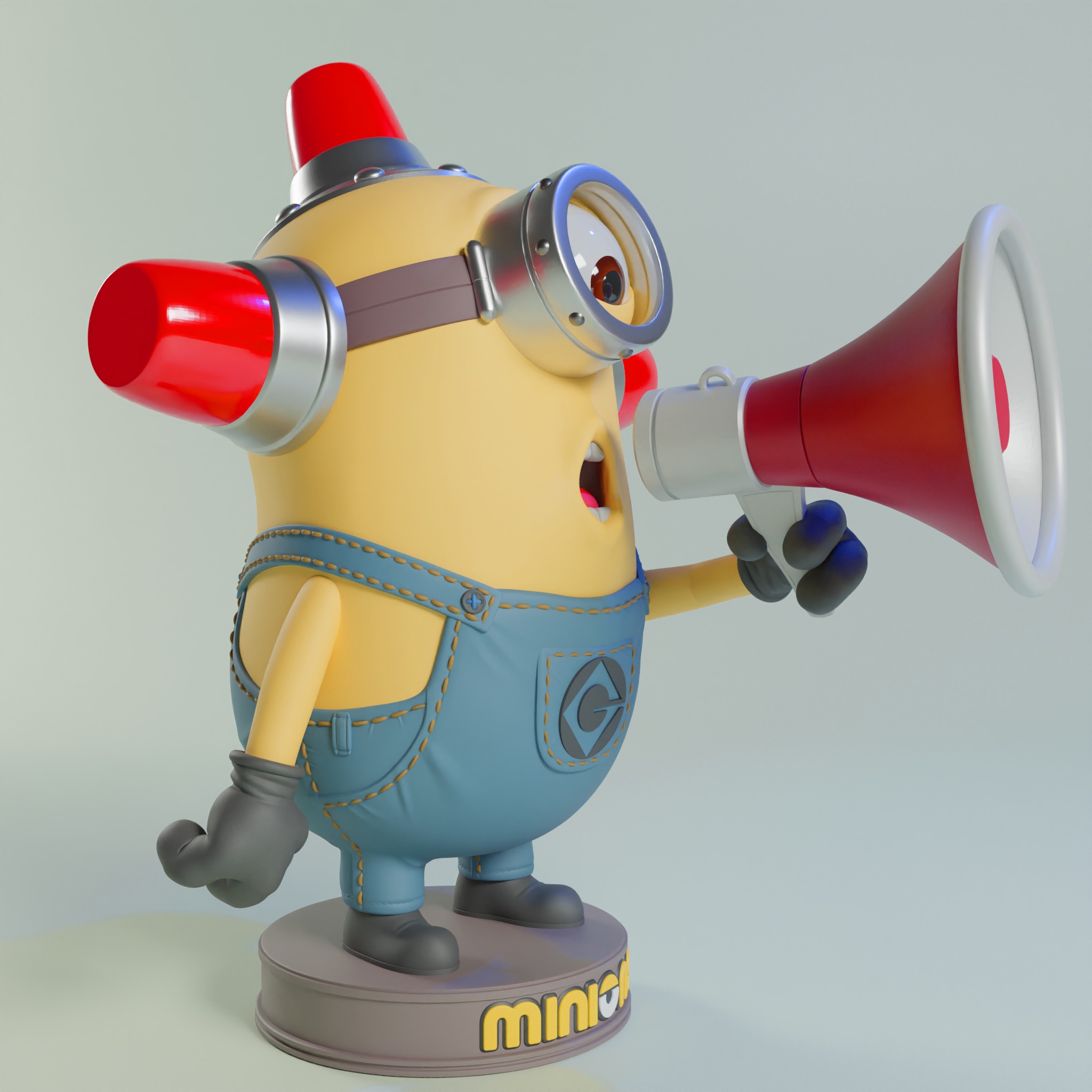 Minion BidoBido 3D print model_3