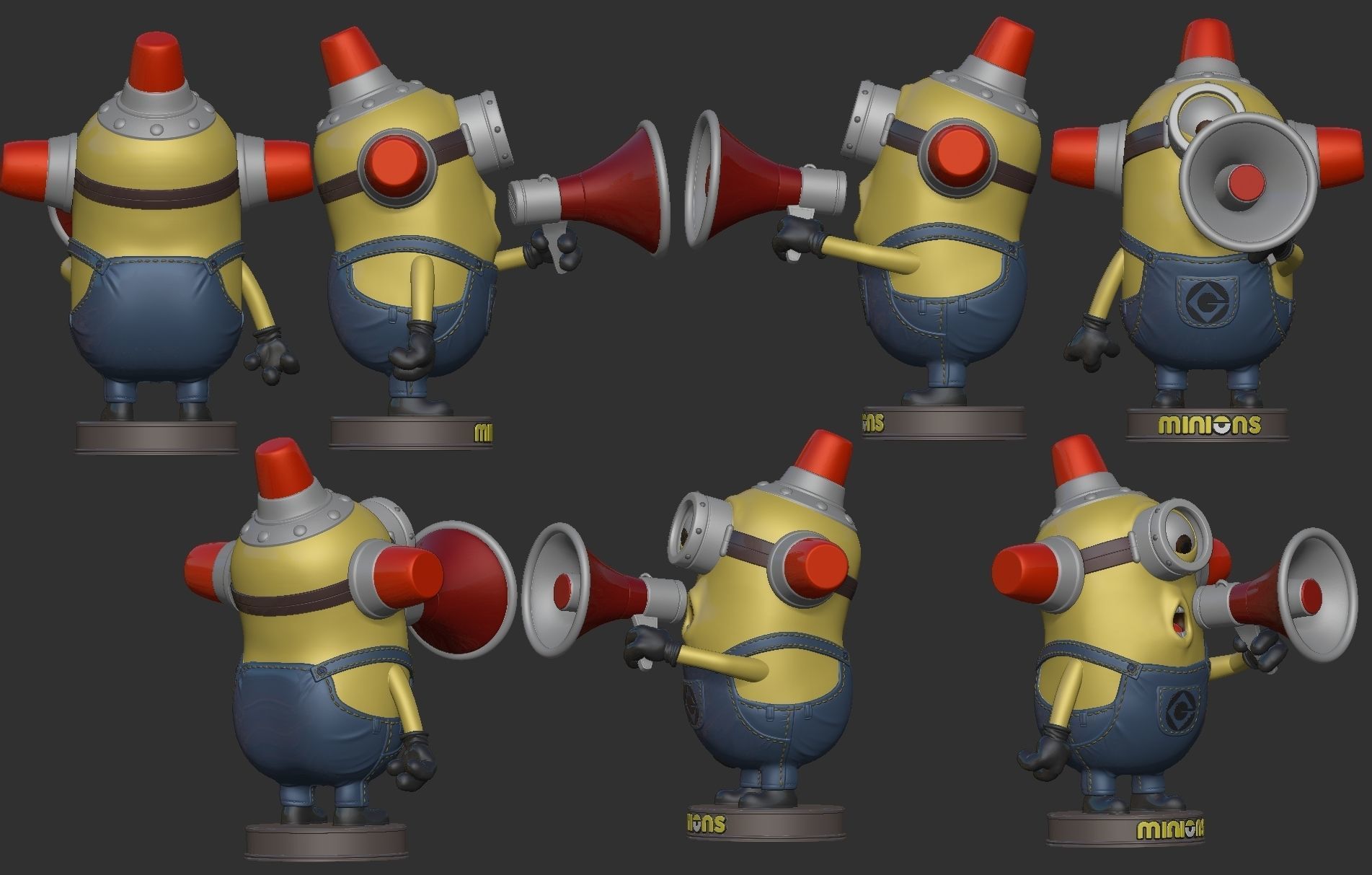 Minion BidoBido 3D print model_5
