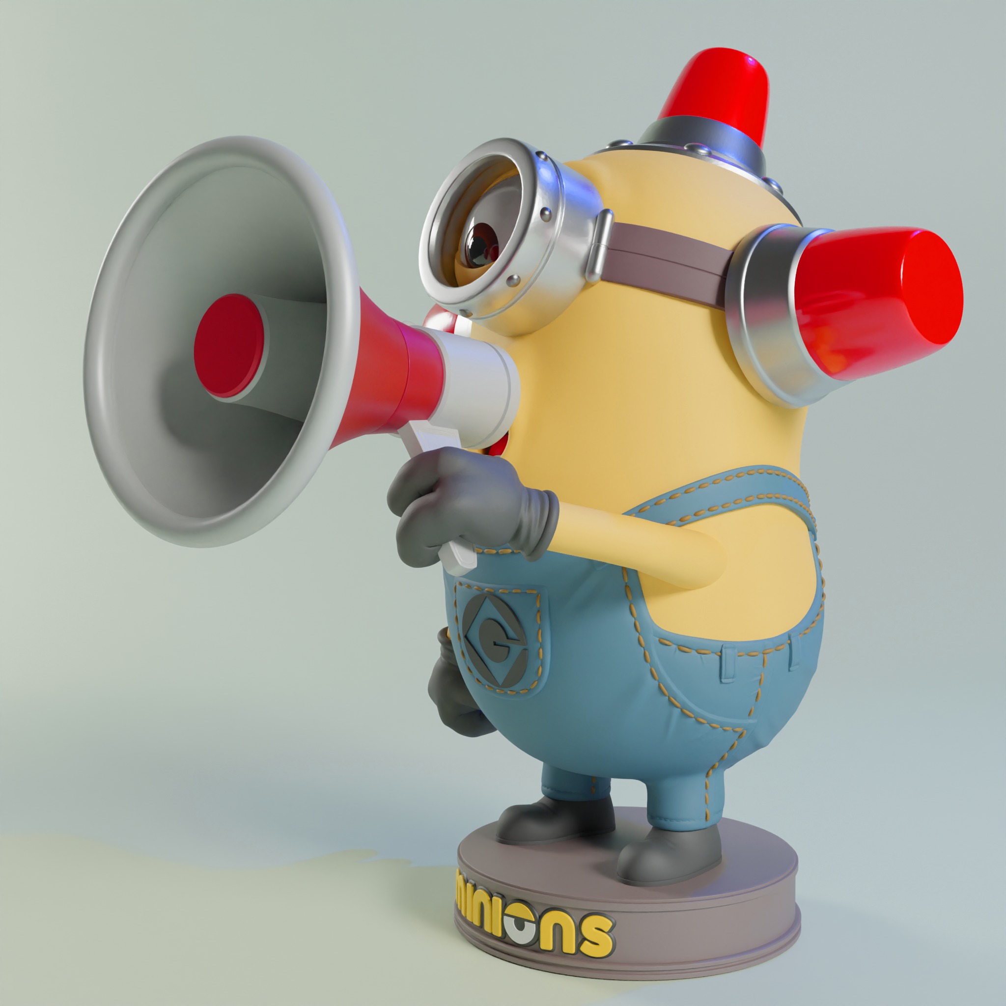 Minion BidoBido 3D print model_2