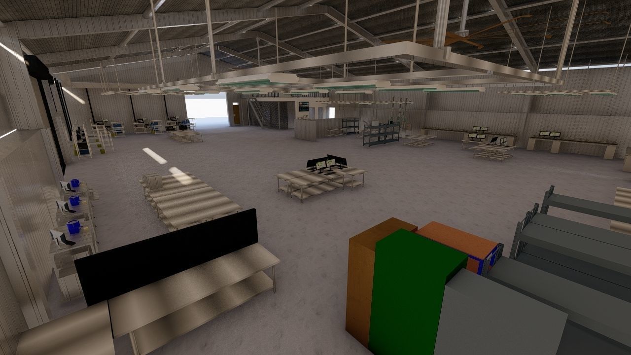 Warehouse-Warehouse Building 3D model_11