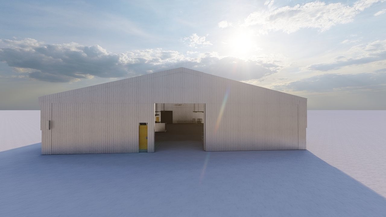 Warehouse-Warehouse Building 3D model_14