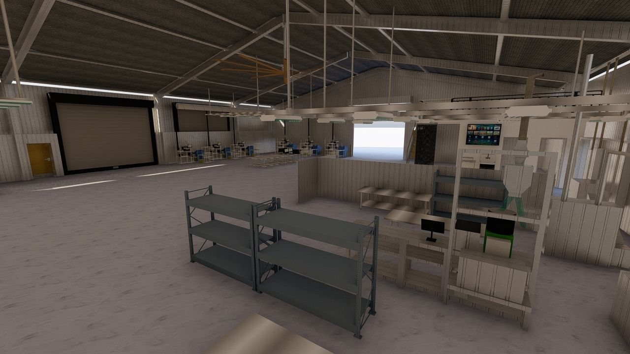 Warehouse-Warehouse Building 3D model_7