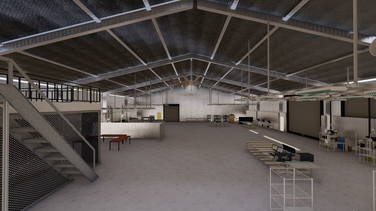 Warehouse-Warehouse Building 3D model_4