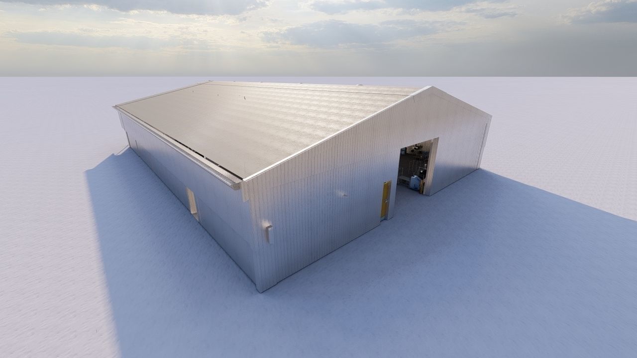 Warehouse-Warehouse Building 3D model_12