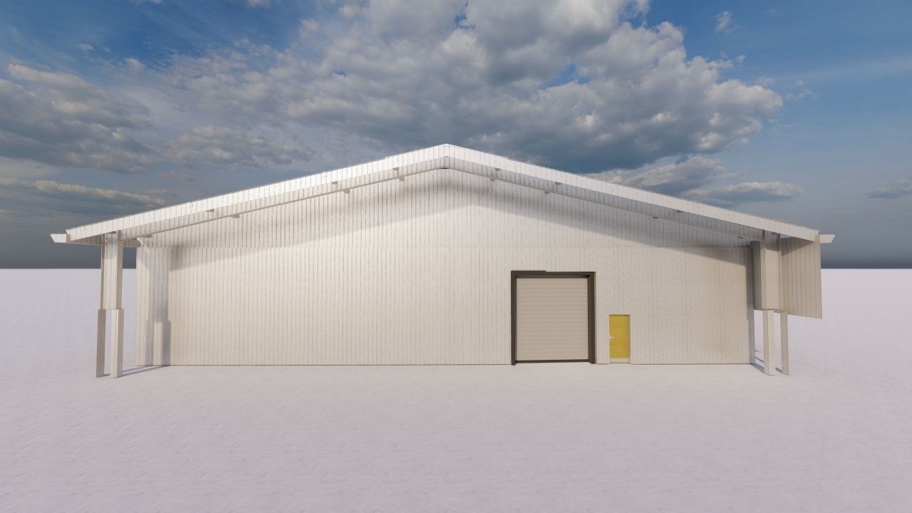Warehouse-Warehouse Building 3D model_17