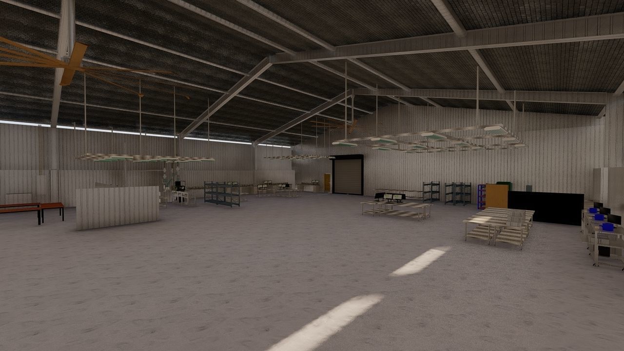 Warehouse-Warehouse Building 3D model_9