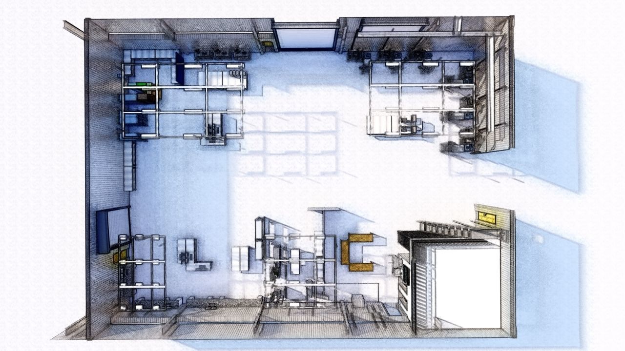Warehouse-Warehouse Building 3D model_2