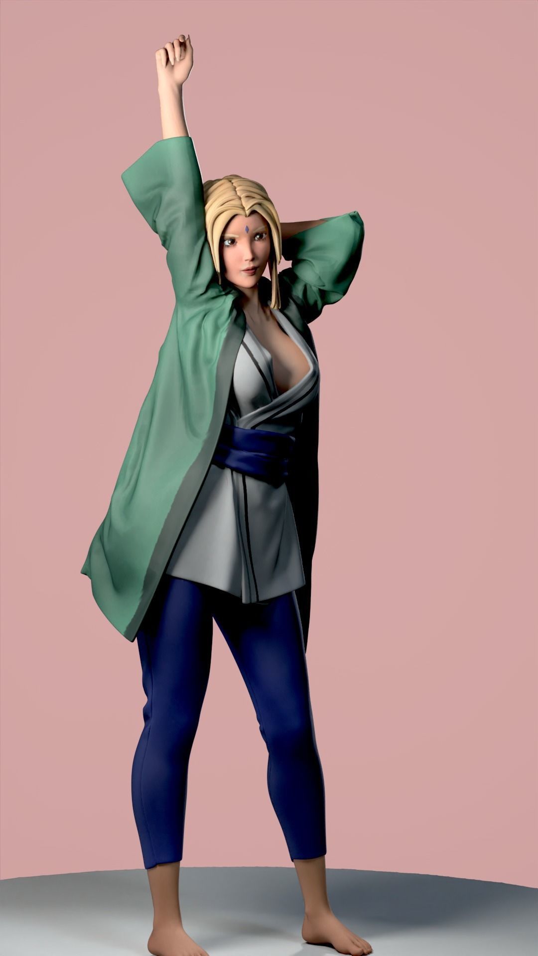TSUNADE FROM NARUTO 3D print model_11